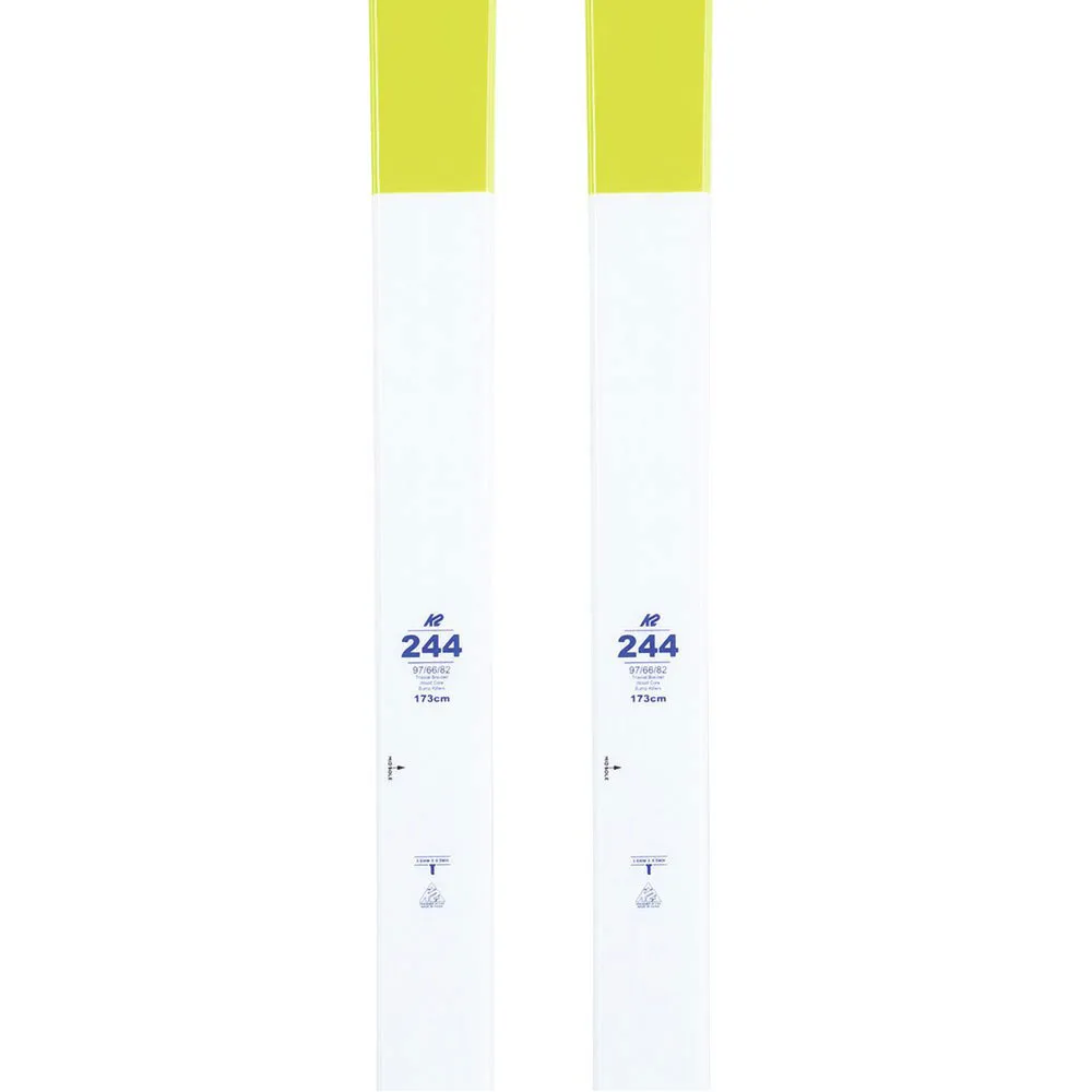 K2 244 Alpine Skis - Image 3