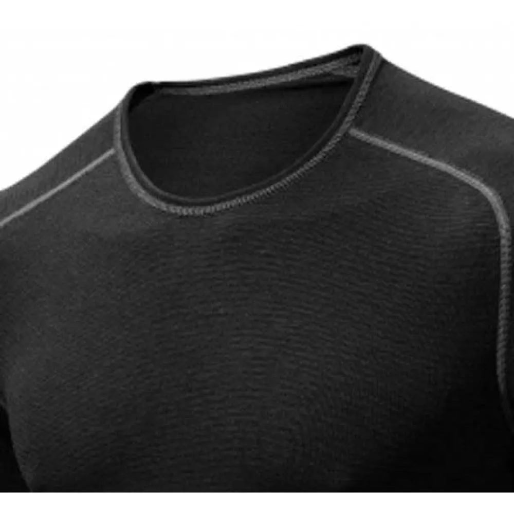 Loeffler Transtex Warm Black Long Sleeve Base Layer - Image 2